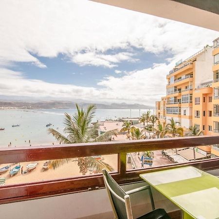 En Primera Linea De La Playa De Las Canteras Vista Al Mar Las Palmas de Gran Canaria Zewnętrze zdjęcie