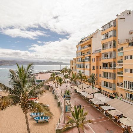 En Primera Linea De La Playa De Las Canteras Vista Al Mar Las Palmas de Gran Canaria Zewnętrze zdjęcie