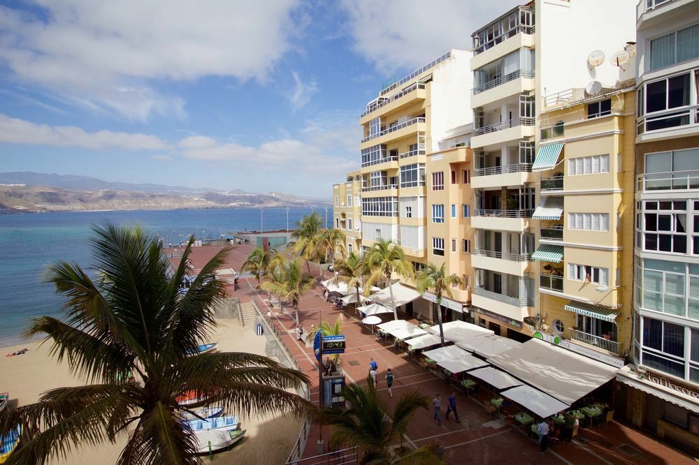 En Primera Linea De La Playa De Las Canteras Vista Al Mar Las Palmas de Gran Canaria Zewnętrze zdjęcie
