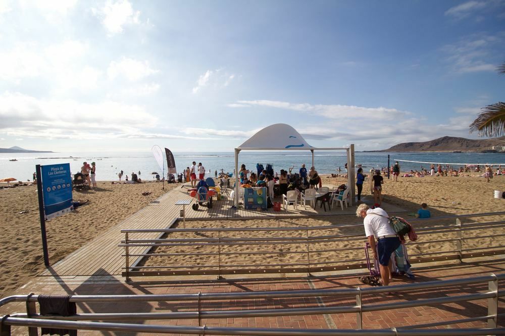 En Primera Linea De La Playa De Las Canteras Vista Al Mar Las Palmas de Gran Canaria Zewnętrze zdjęcie